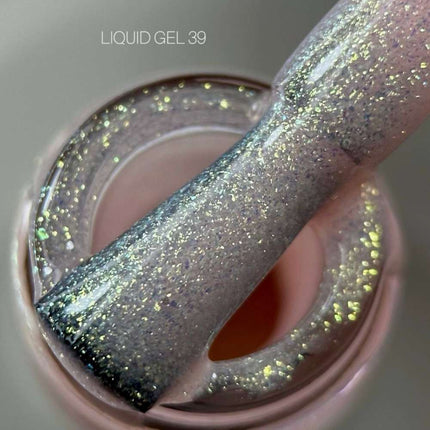 Saga Liquid Gel №39 Milky peach with small foil 15ml