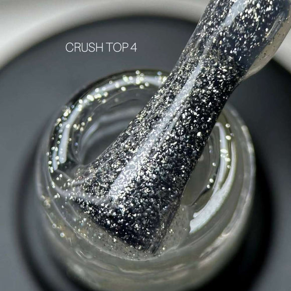 Saga Decklack Crush №04 mit silbernem kleinen Folienstück 10ml