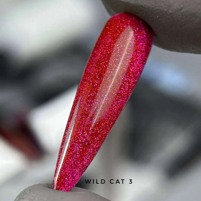 Saga Cat Eye Wild Nr. 3 Rot Pink Lila 9ml