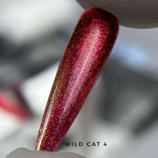 Saga Cat Eye Wild Nr. 4 Cherry Purple Gold 9ml