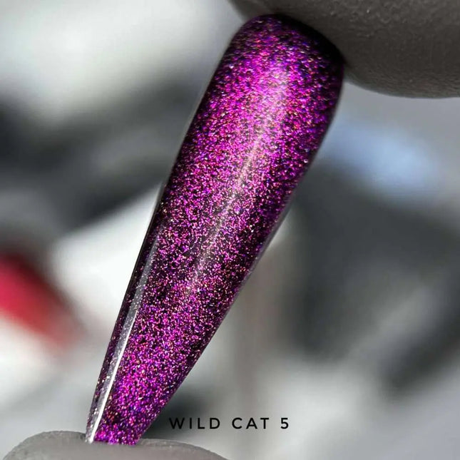 Saga Cat Eye Wild Nr. 5 Violett Gold 9ml
