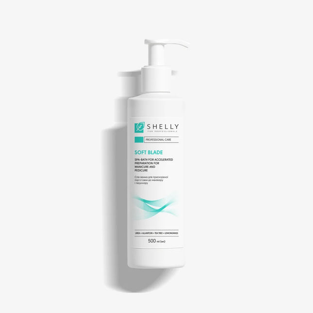 Spa-Bad zur schnelleren Vorbereitung für Maniküre und Pediküre Soft Blade Shelly 500 ml