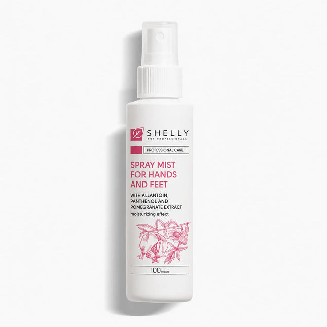 Sprüh-Bridge für Hände und Füße mit Allantoin, Panthenol, Granatapfelextrakt Shelly 100 ml