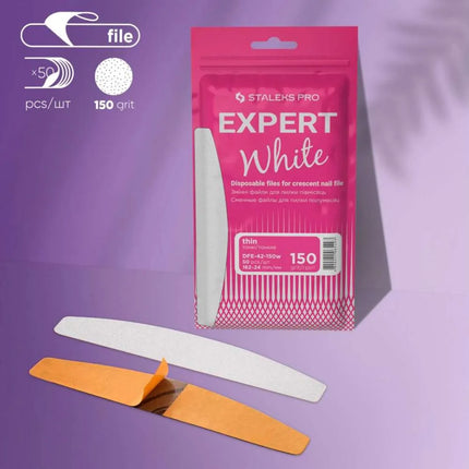 Одноразовые пилки Crescent Staleks Expert 42 зернистость 100, 50 шт.