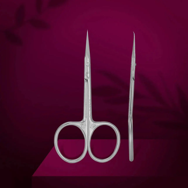 Staleks Cuticle Scissors with Hook Exclusive 21 Type 2 (Magnolia)