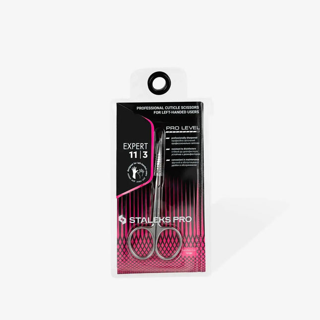 Staleks Cuticle Scissors for Left Hand Expert 11 Type 3