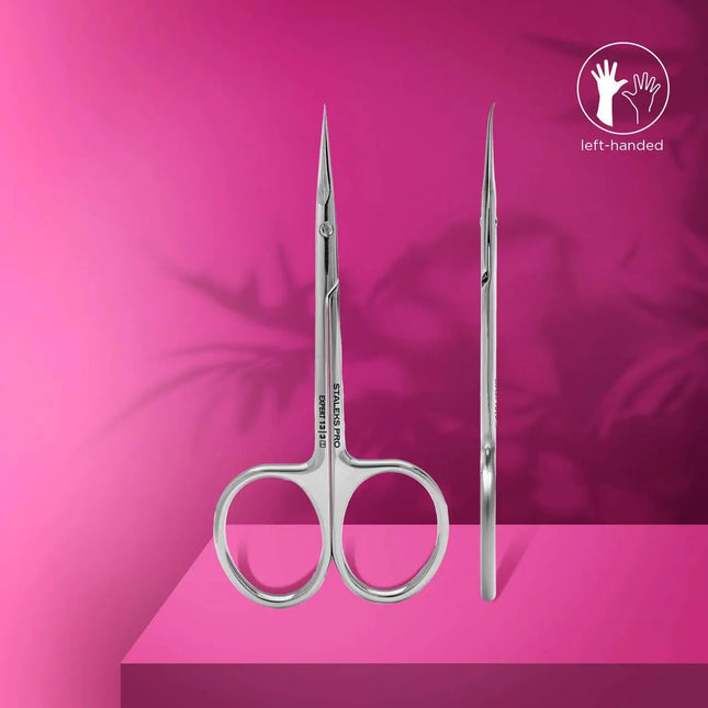 Staleks Nagelhautschere mit Haken für die linke Hand Expert 13 Typ 3