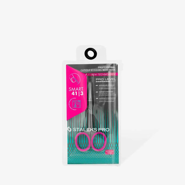 Staleks Cuticle Scissors with Hook Smart 41 Type 3