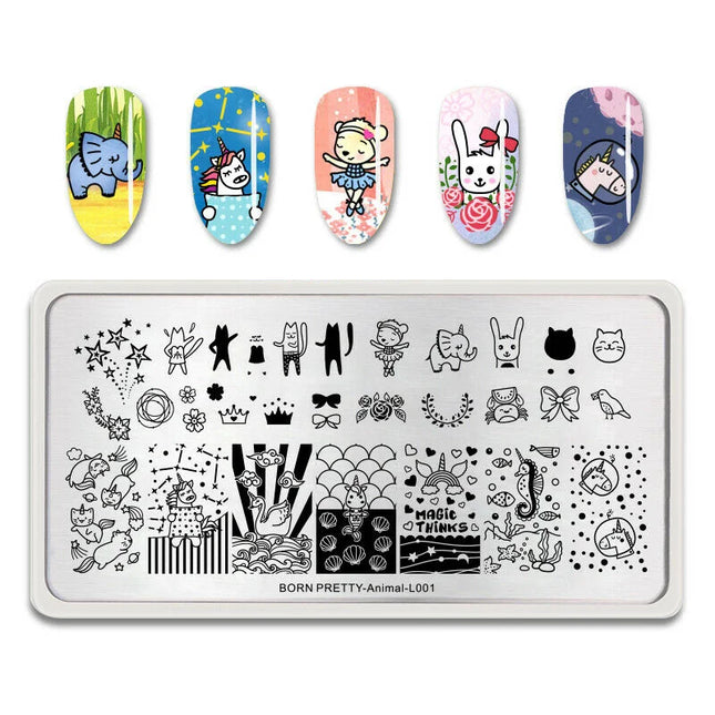 Stamping Plate Animal L001 - Stamping Plate