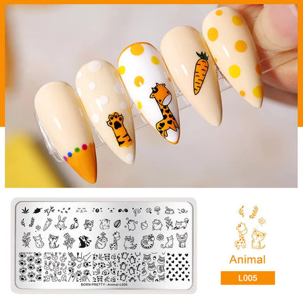 Stamping plate BORN PRETTY - Animal - L005 - Stamping Plate