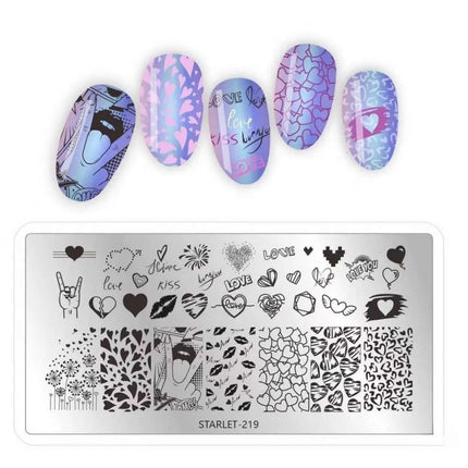 Starlet Stamping-Platte №219