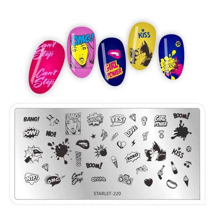 Starlet Stamping Plate №220