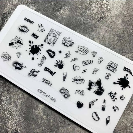 Starlet Stamping Plate №220