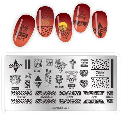 Starlet Stamping Plate №221