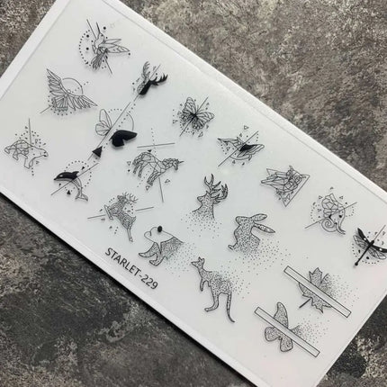 Starlet Stamping Plate №229
