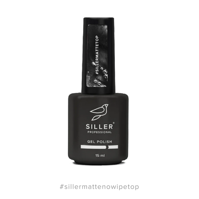 Top MATTE No Wipe 15 ml Siller - Top Coat