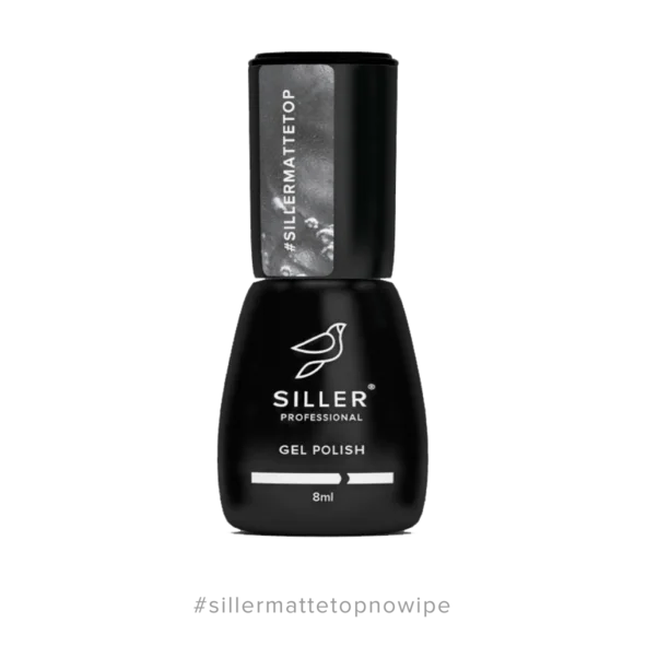 Top MATTE No Wipe 8 ml Siller - Top Coat