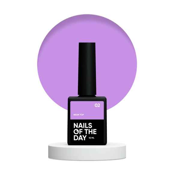 Top neon №2 10 ml NAILSOFTHEDAY - Top Coat