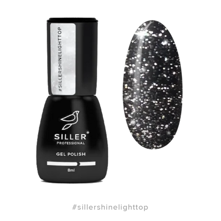Top Shine Light No Wipe 8 ml Siller - Top Coat